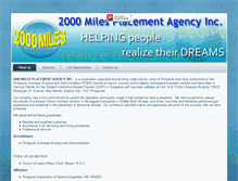 Tablet Screenshot of 2000miles.org
